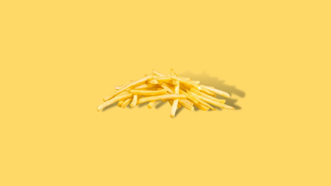 Friet gesneden